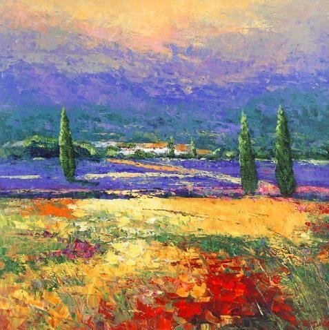 High Quality landscape Frameless Vivid Colour Modern Oil Paintings