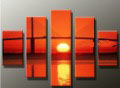 Dusk Seascape Subject Hand Painted On Canvas Modern Oil Paintings