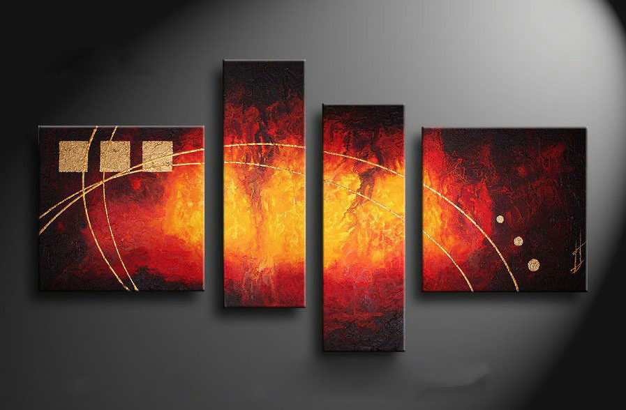 Abstractive Unstretched Unframed Modern Oil Paintings