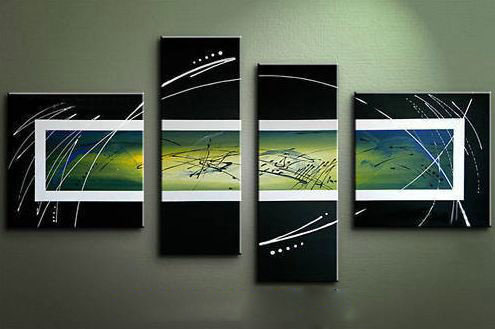 Hand-painted Unframed Abstractive Modern Oil Paintings