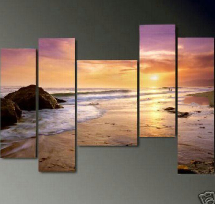 Unframed Canvas Wall Decorative Modern Oil Paintings