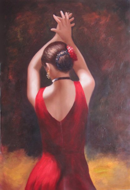 A Lady's Figure Pure Hand-painted On Canvas Modern Oil Paintings