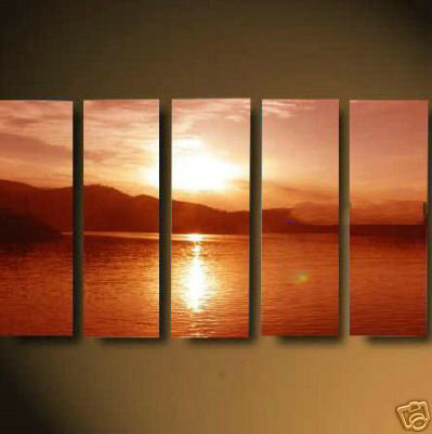 Dusk Lack Subject Home Decor Gifts Modern Oil Paintings