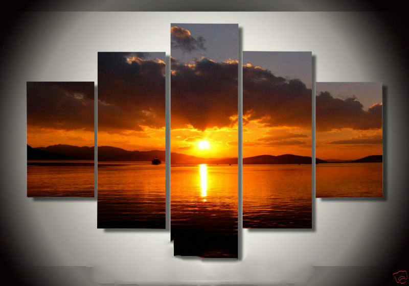 Dusk Background With No Deformation Lack Subject Modern Oil Paintings