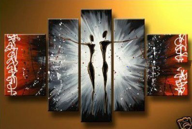 Hard To Fade Two People Subject On Canvas Modern Oil Paintings
