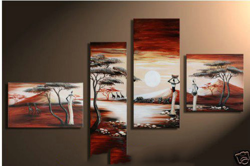 Hand Painted Abstract Oil Painting On Canvas Home Decor