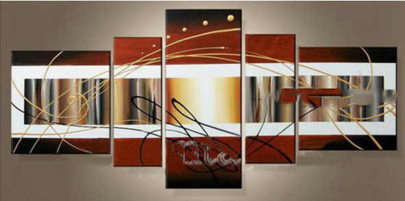 Hand Painted Abstract Oil Painting On Canvas Home Wall Decoration Custom Gift