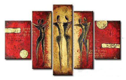 Imaginative Unique Original Abstract Hand Painted Modern Oil Paintings