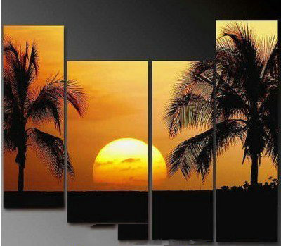 Hand Painted Home Decoration Modern Oil Paintings On Canvas
