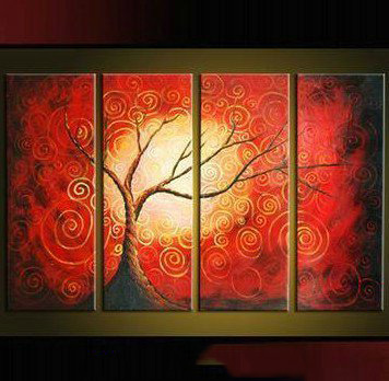 Fine Workmanship Home / Wall Decoration Custom Gift Modern Oil Paintings