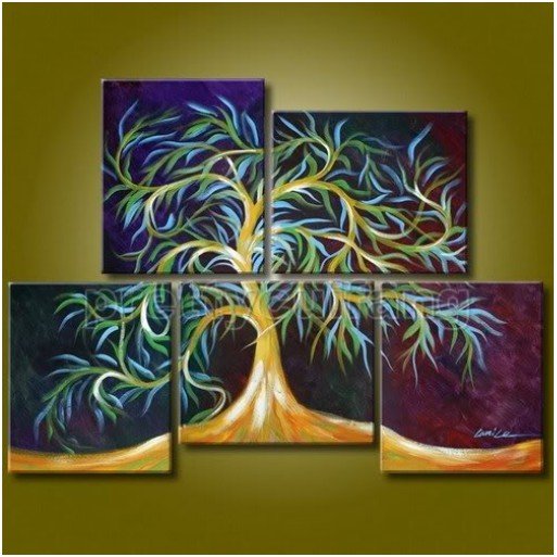 Modern Structure Art Abstract Oil Painting