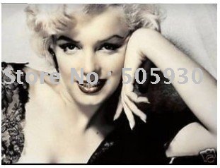 Gray Background Marilyn Monroe Canvas Abstract Oil Paintings