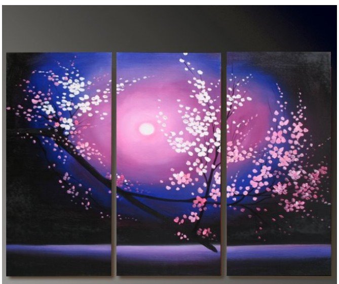 Huge Flower Subject Guaranteed 100% Beautiful and Wonder Abstract Oil Paintings