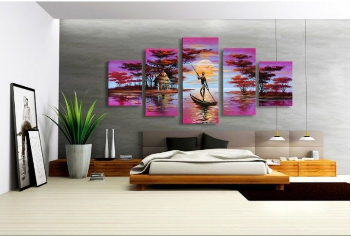 Fantasy Multi-sizes Beautiful Wall Decorative Good Shape Abstract Oil Paintings
