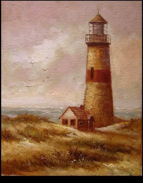 Two Houses With Birds Light Gray Background Frameless Classical Oil Paintings