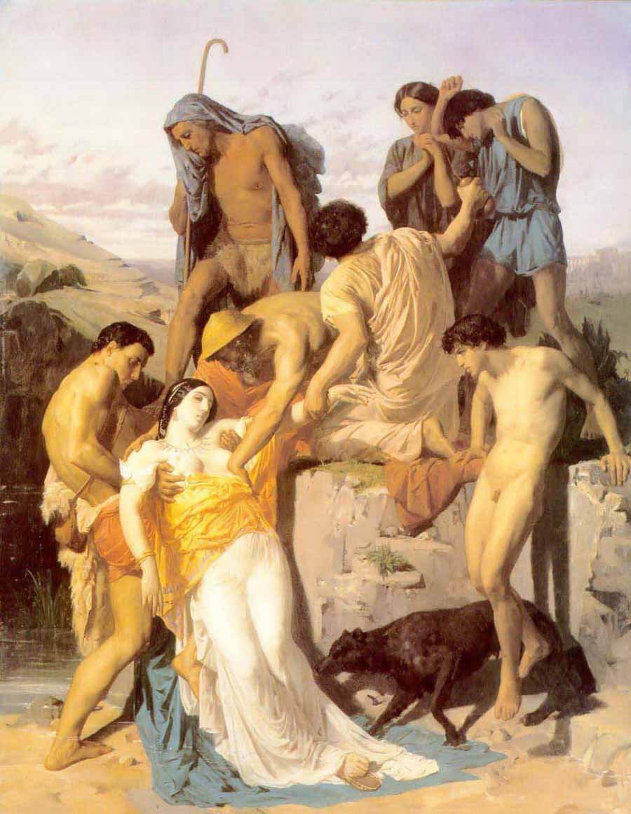 Bright Background With Many Persons Canvas Classical Oil Paintings