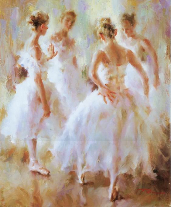 Top Quality 100% Handmade Impress Woman Oil Painting
