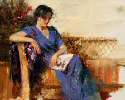 Waman Subject Wall Background Unframed Impressionist Oil Paintings