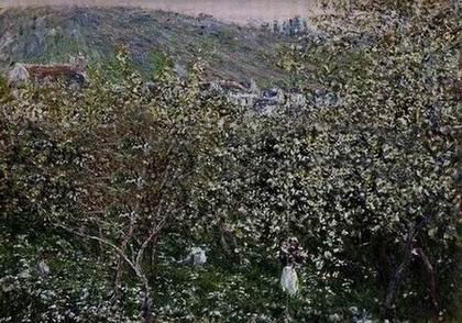 Tree Background Handpainted Canvas Impressionist Oil Paintings