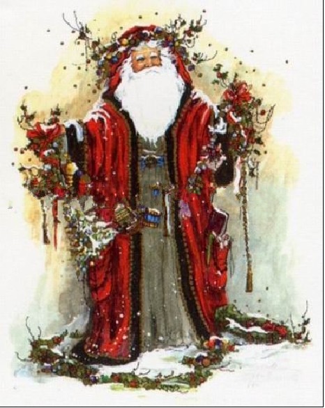 Green Materils Environmental Free Sizes Christmas Impressionist Oil Paintings