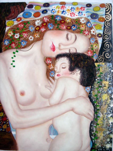 100% Handmade High Quality Klimt Painting Reproduction on Canvas