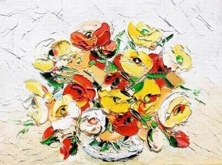 Buy canvas flower oil paintings at Amandaoilpaintings.com