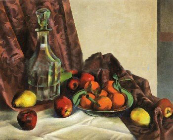 A Blanket With Apple & Peach Canvas Traditional Oil Paintings