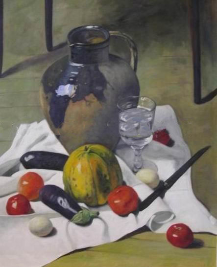 Handmade Good Canvas Traditional Oil Paintings for Collection