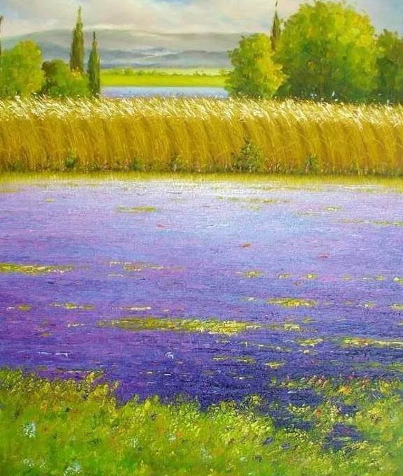 Landscape With Strong Sense Of Three-dimensional Pure Hand-painted Realist Oil Paintings