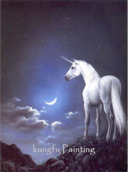 100% Handmade Canvas Wall Art Horse Realist Oil Paintings