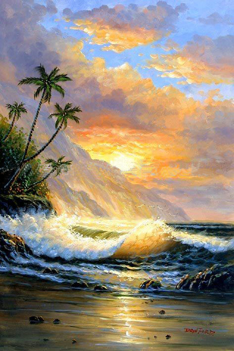 Good Quality Free Size High Artistic-value Landscape Oil Paintings