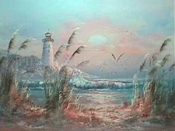 Handpainted High Artistic-value With or Without Frame Landscape Oil Paintings