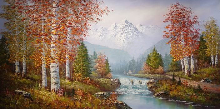 New Arrival Strictly Quality Decorative Landscape Oil Paintings