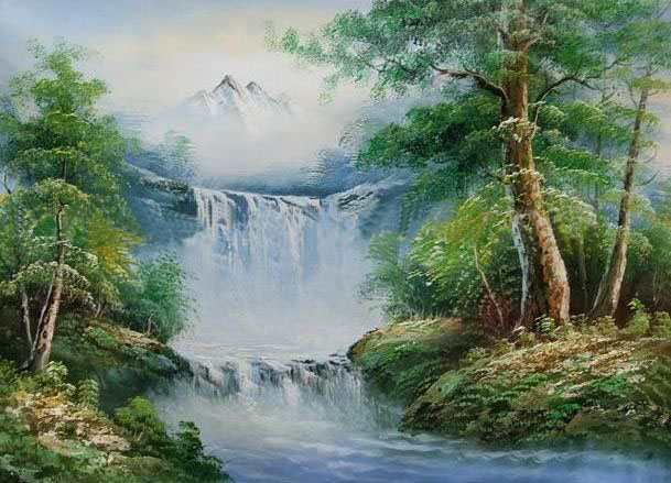 Excellent Quality Fantastic Wonder Hand-painted Landscape Oil Paintings