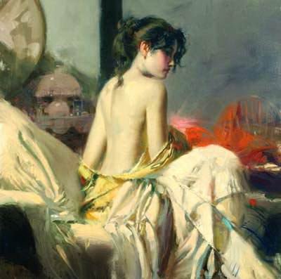 With or Without Frame Free Size Fantasy and Beautiful Portrait Oil Paintings