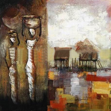 Wall Decorated Mixed Designs Free Size Portrait Oil Paintings