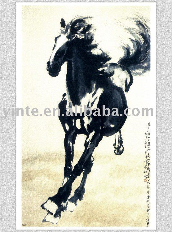 A Horse Subject White Background With Strong Sense Of Three-dimensional Animal Oil Paintings