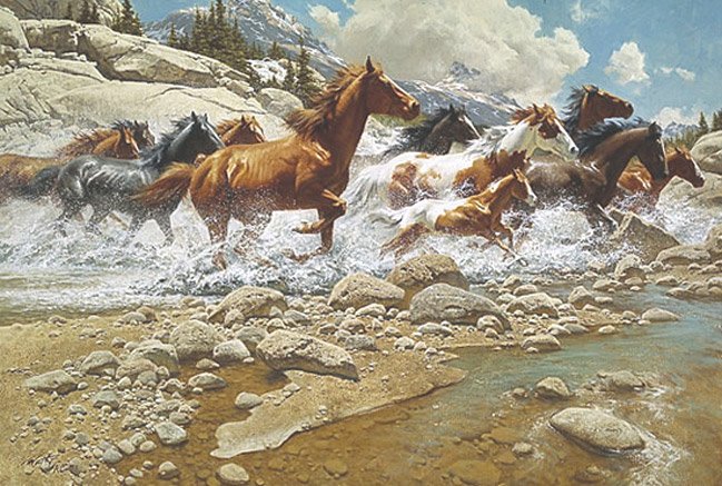 100% Handmade Museum Quality 20 Inch x 24 Inch Animal Oil Painting