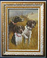 Cute Lovely Dog Wall Decoration Free Size Animal Oil Paintings