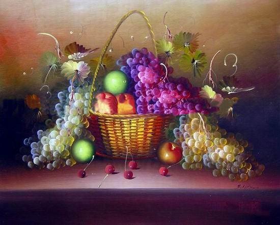 Still Life Handmade Oil Painting On Canvas