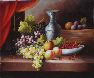 Completely Handmade Wall Decoration Still life Oil Paintings on Canvas