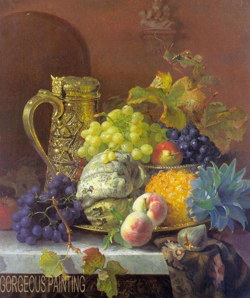 Handmade Worth Collecting Good Shape Still life Oil Paintings
