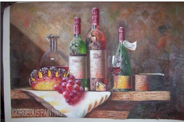High Quality Completely Handmade Home Decoration Fruit Still life Oil Paintings on Canvas