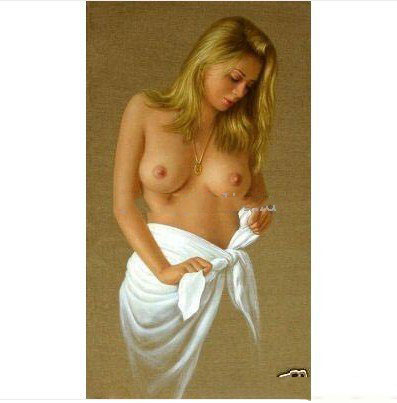 Handmade 100%  Canvas Painting Women Nude Oil Paintings