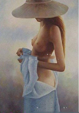 Perfect Designed Wonderful Workmanship Unframed / Unstretched Nude Oil Paintings