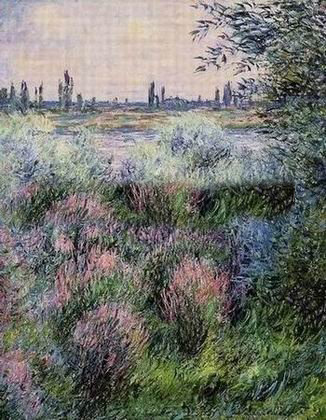 Square Shape Canvas With Leaf Scenery Oil Paintings