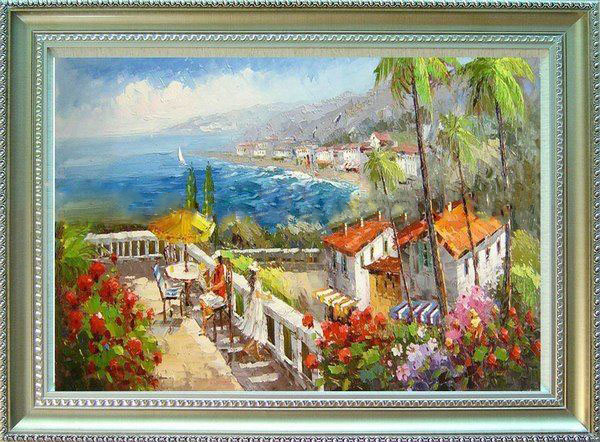 Standard Quality Wall Hanging Beautiful Wonder Scenery Oil Paintings