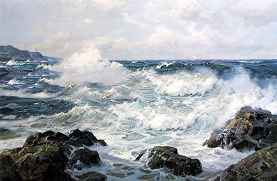 Lifelike Handpainted Perfect Designed Superior Canvas Seascape Oil Paintings