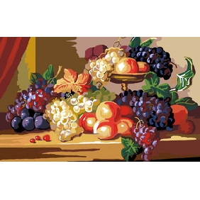 Fruit Light Brown Background Pure Hand-painted Still life Oil Paintings
