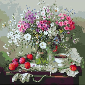 With No Deformation Flower Subject Wall Decoration Still life Oil Paintings